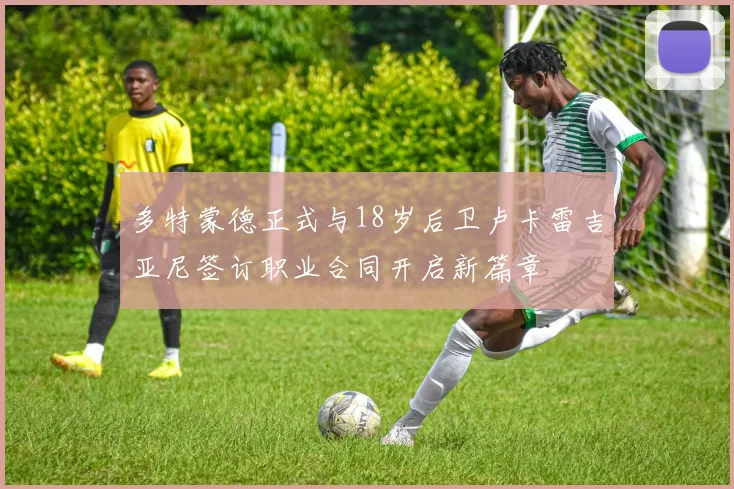 多特蒙德正式与18岁后卫卢卡雷吉亚尼签订职业合同开启新篇章